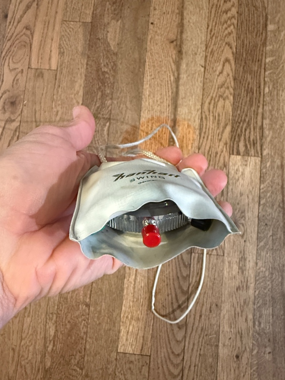 Hanhart Swing Germany Vintage Stopwatch on a String with Cover - Picture 5 of 7